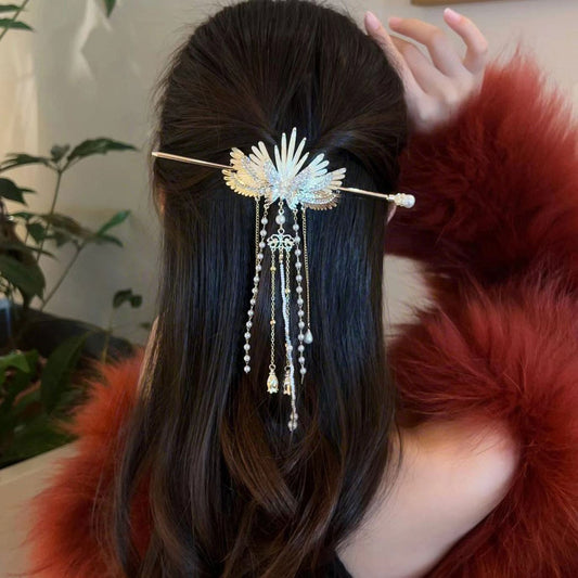 Angel Wings Vintage Hair Stick – Elevate Your Hairstyle with Grace and Charm